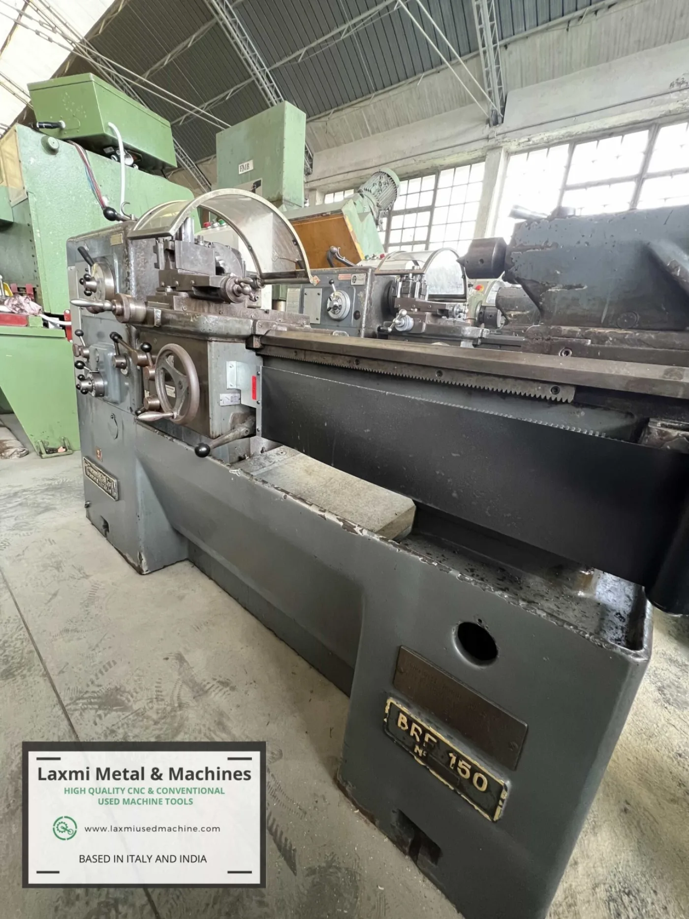 LATHE MACHINE, BREDA - BRF 150 - Laxmi Metal & Machines, Rohtak - 2