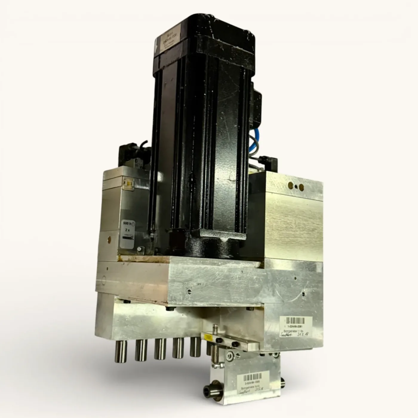 HOMAG Bohrgetriebe Motor Bohraggregat BAZ BOF 11 + 1 + 1 spindelig Art.-Nr. 1-024-95-2081 / Art.-Nr. 2-024-95-1330 – WEEKE BP 155 - 2