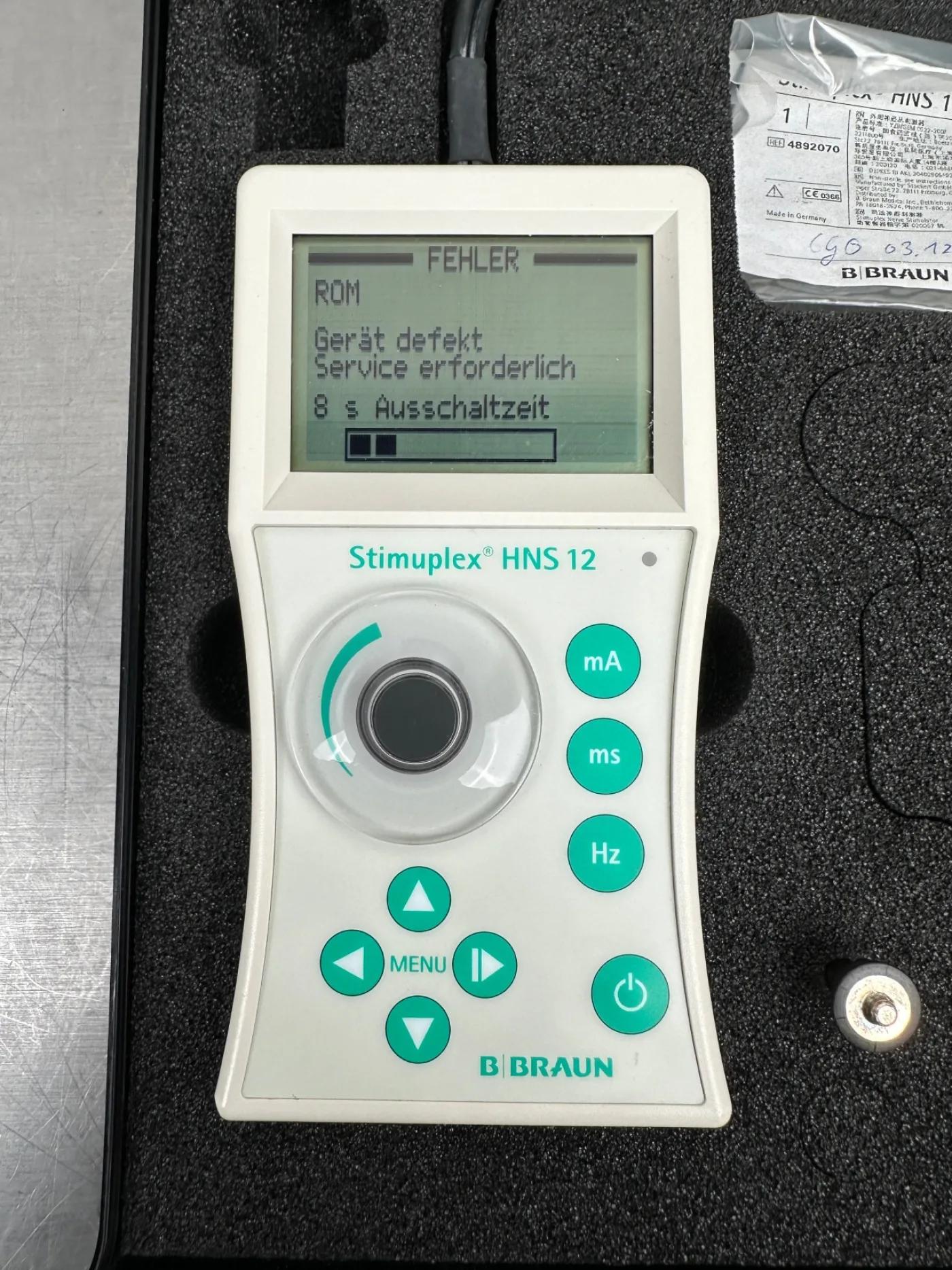 Braun Stimuplex HNS 12 Nerven-Stimulator - 6