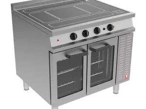 Falcon Dominator Plus Solid Top Induction Oven Range on Feet E3917I - islandcatering