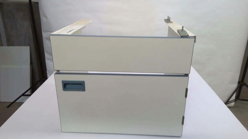 Vinitex Deur kast laag spoel Wit 600