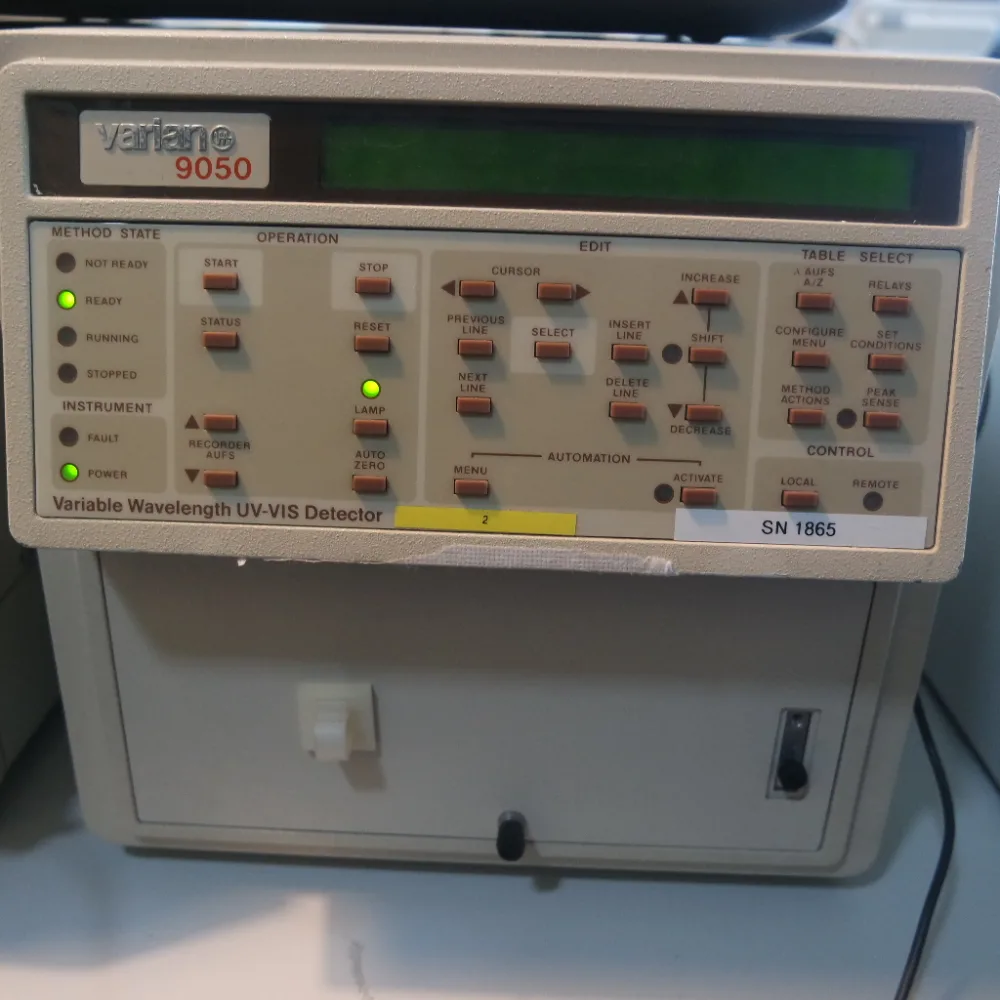 1088 – Spare parts Varian 9050 UV-VIS detector