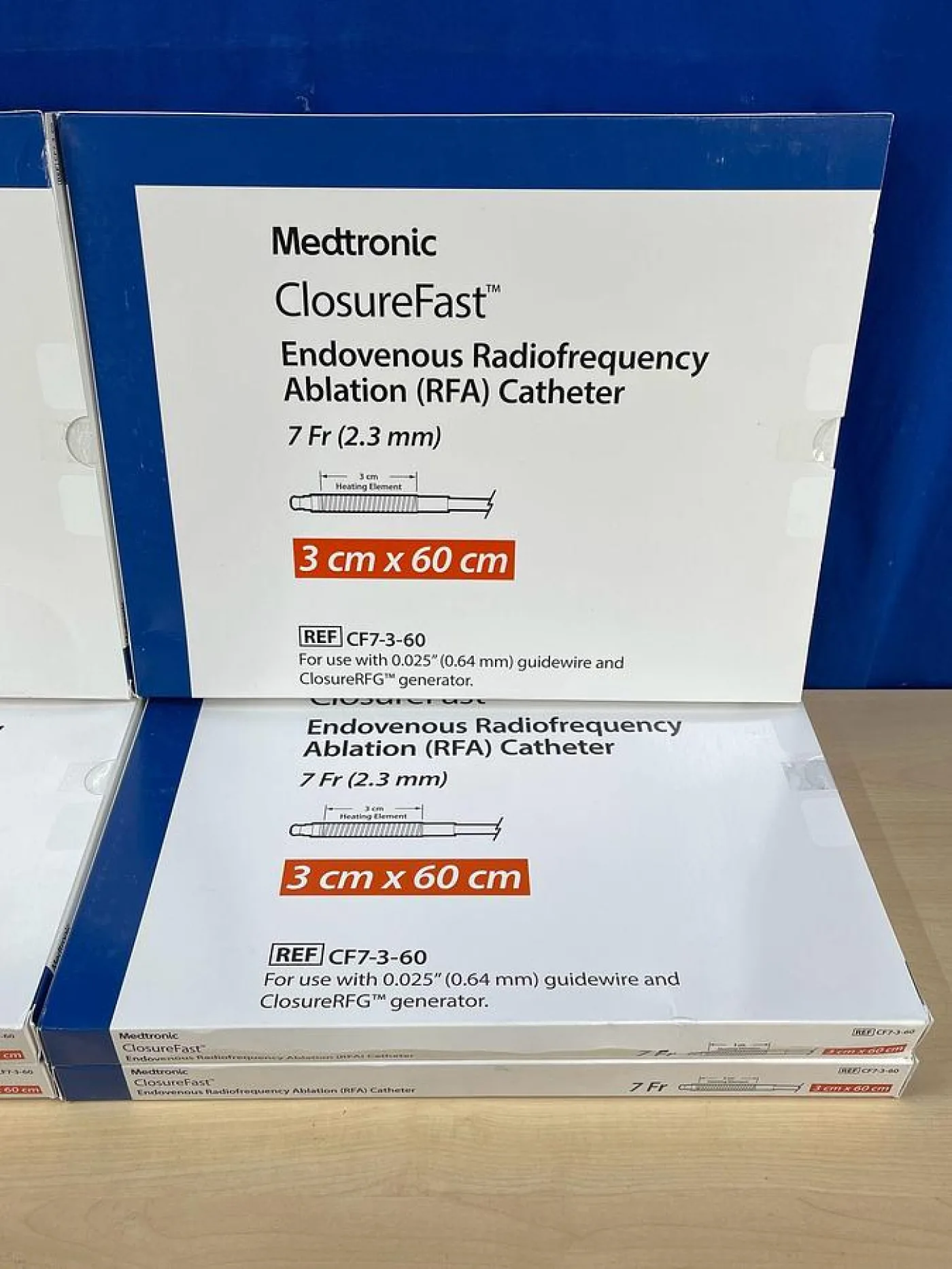 Medtronic ClosureFast Endovenous Radiofrequency Ablation Catheter 7Fr ( 2.3 mm ) 3cm X 60cm REF: CF7-3-60 - 3