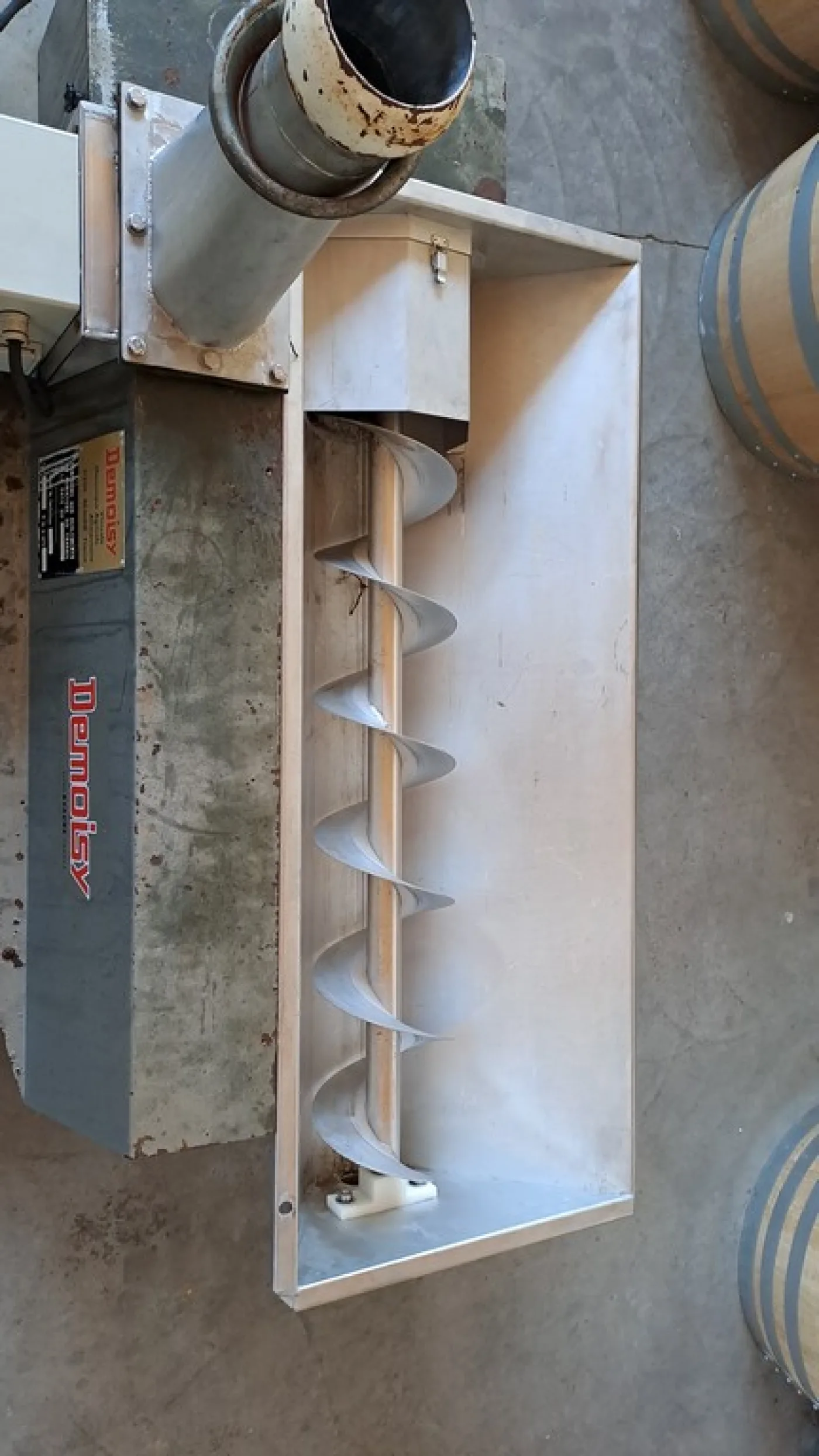 DESTAMMER DEMOISY, IN STAILESS-STEEL WITH ELLIPTICAL ROTOR PUMP, SECOND HAND MACHINE - 2