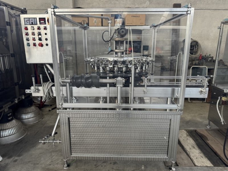 GAI RINSING MACHINE 24 NOZZELS IN STAINLESS STEEL, SECOND-HAND MACHINE