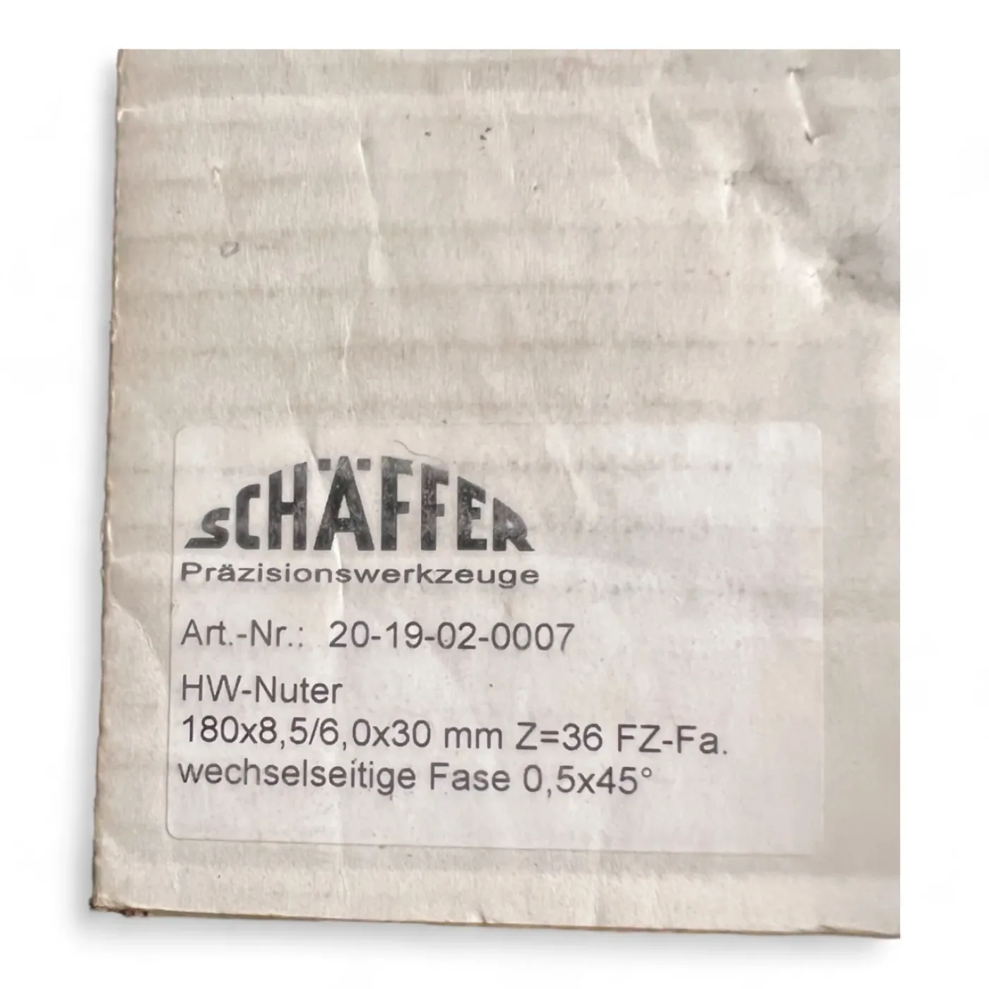 HW-Nuter 180x8,5/6,0x30 mm Z=36 FZ-Fa Schäffer - 4