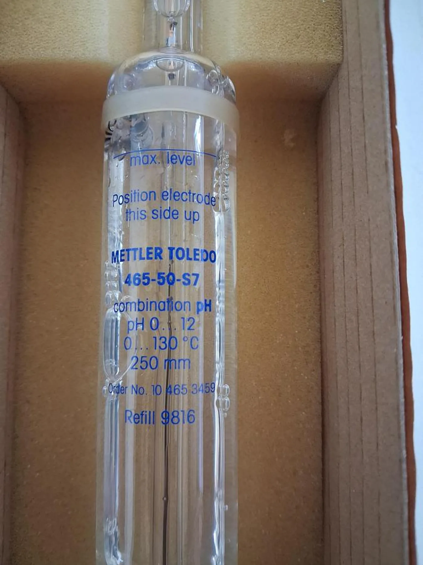 Mettler Toledo 465-50-S7/250 Combination pH Electrode - 6