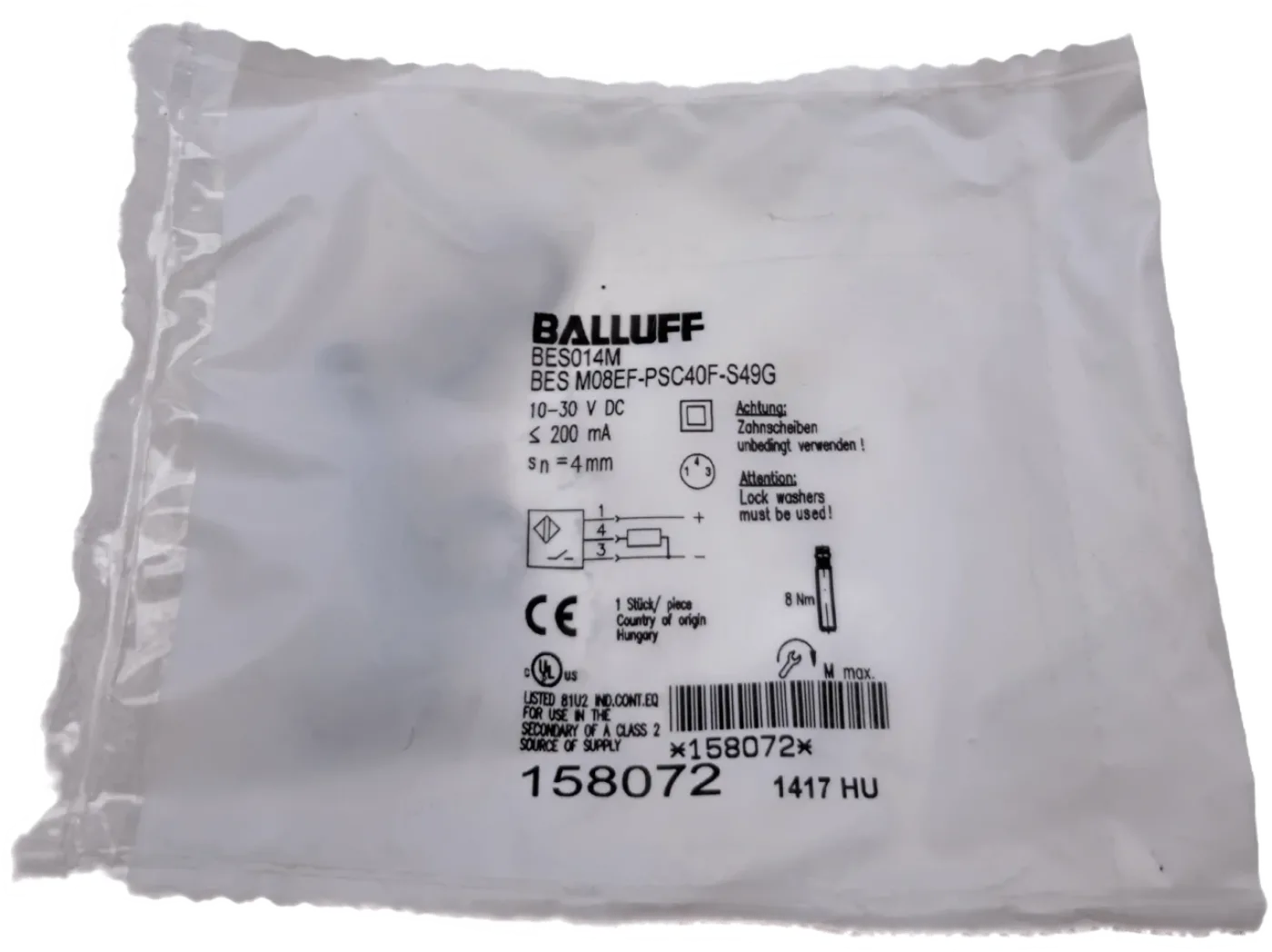 Balluff BES014M Induktive Standardsensoren - 2
