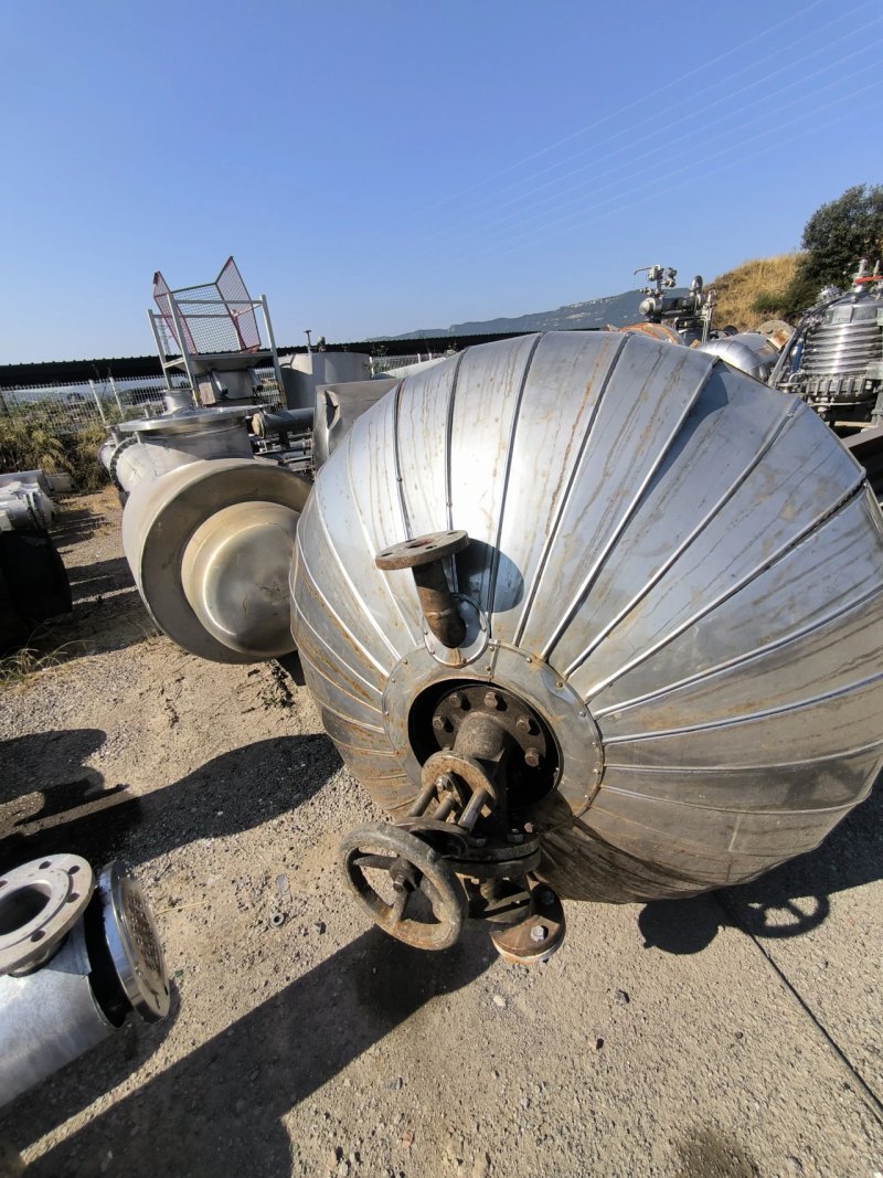 USED ATEX STAINLESS STEEL REACTOR WITH JACKET, INSULATION AND AGITATION