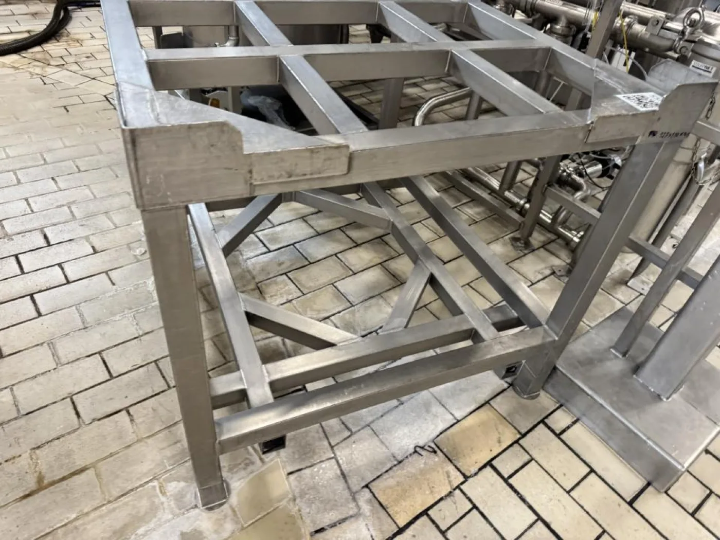 IBC stainless-steel support stand 2x - 3