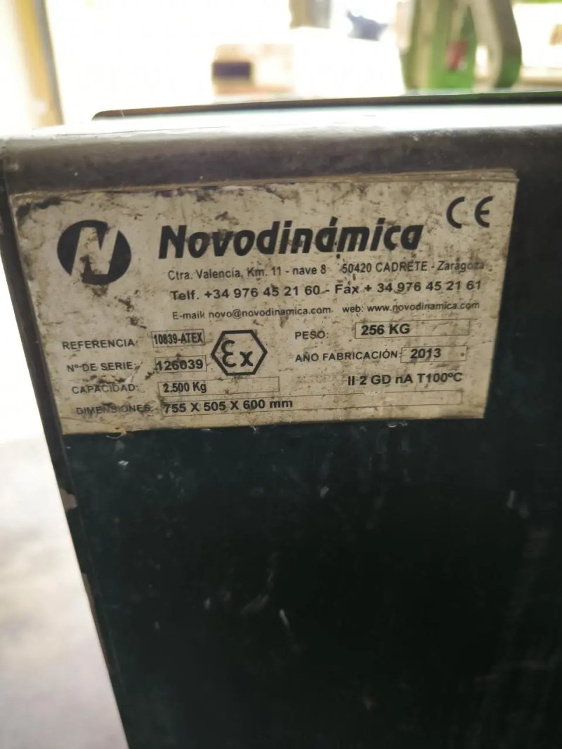 NOVODINAMICA 10839-ATEX BUCKET DRAG
