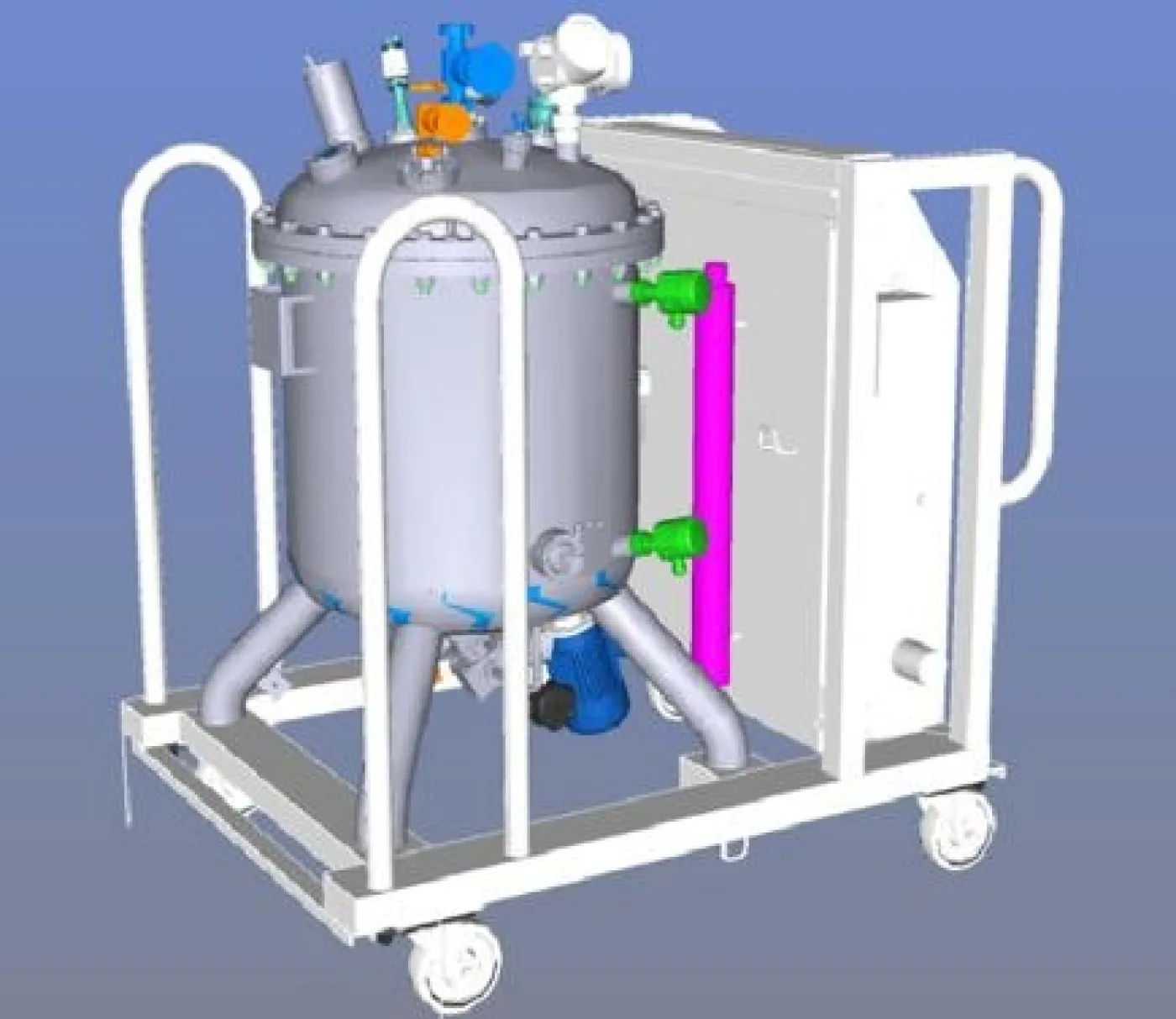 Pharmatech 190 L Mobile Pharma Vessel — NEW - Bioreactor - 1
