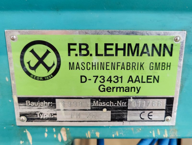 Lehmann FM 20 Ex - Sand mill