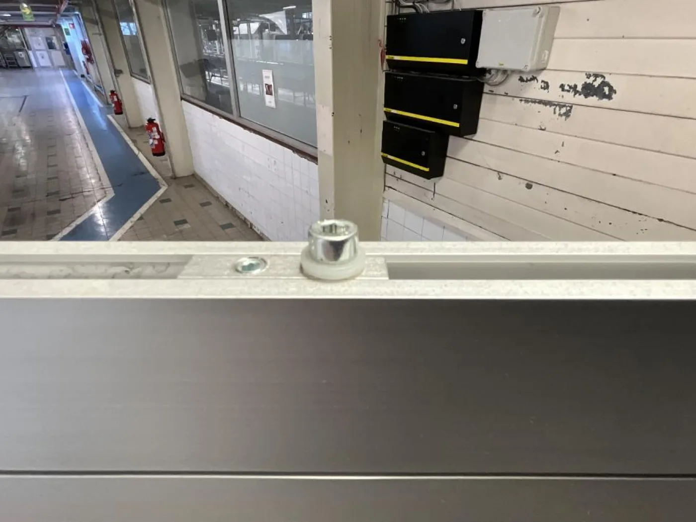 Unknown Two Sided Pivoting Display White Board - 2