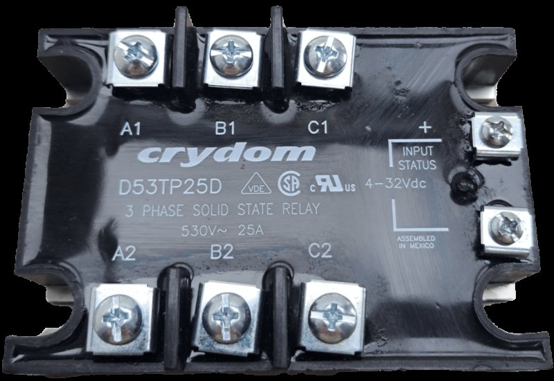 Sensata / Crydom afelmontage Halbleiterrelais mit Nulldurchgang 530 Vrms / 25 A eff / D53TP25D