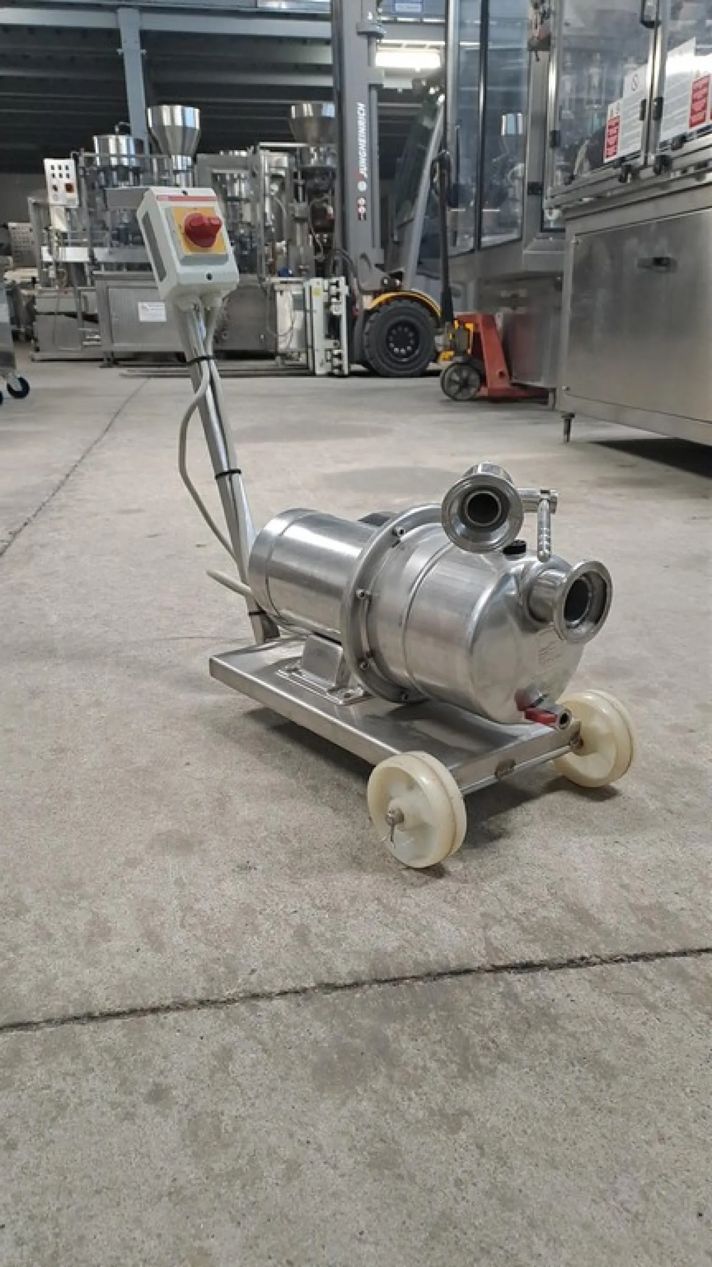 CENTRIFUGAL PUMP IN STAINLESS-STEEL, EBARA FIRM, NEW EQUIPMENT - 2