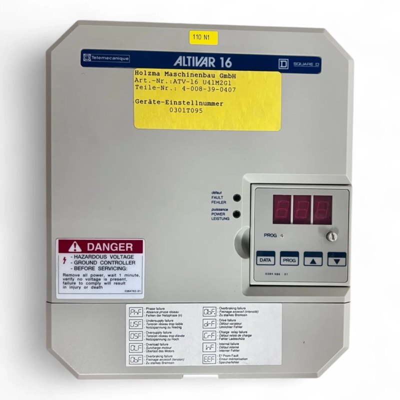HOMAG Holzma Frequenzumrichter Altivar 16 ATV-16 U41M2G1 - Teile-Nr. 4-008-39-0407