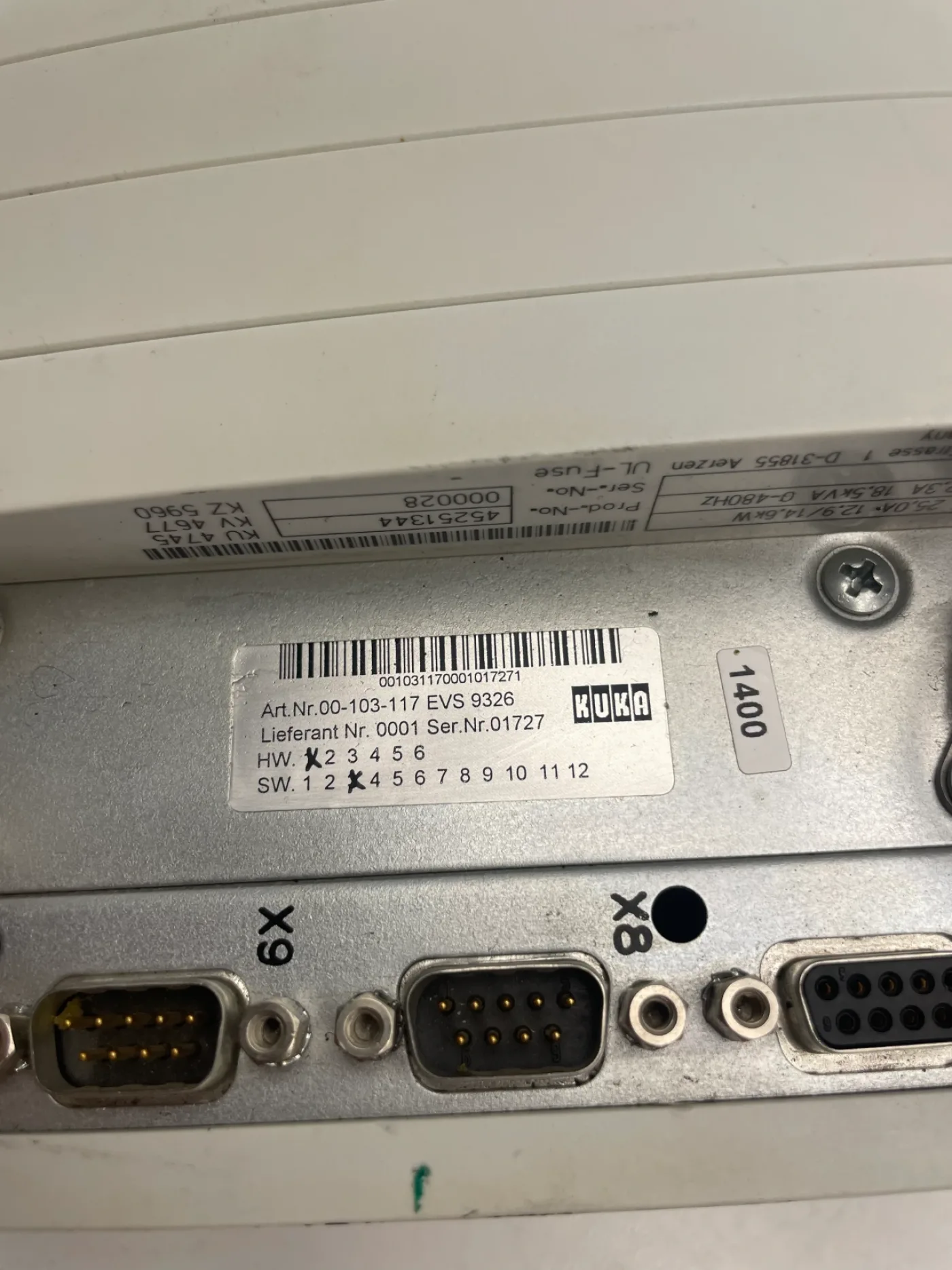 KUKA / Lenze 00-103-117 EVS 9326 - 3