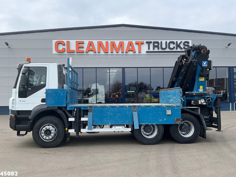 Iveco Trakker 260T41 Euro 5 6x4 Full Steel Palfinger 36 Tm laadkraan Just 133.291 km!