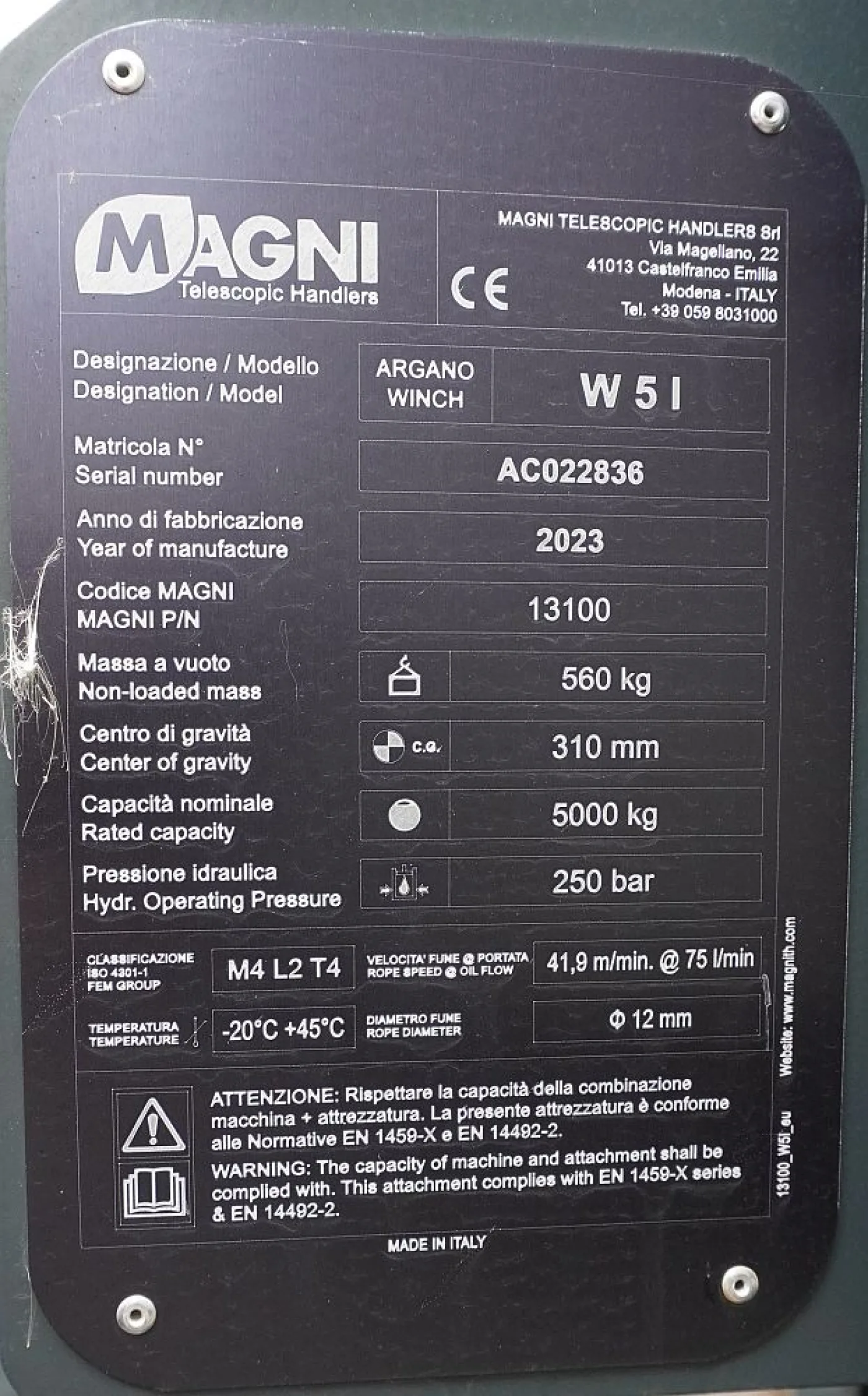 Seilwinde Magni W 5 I (2023) - 6