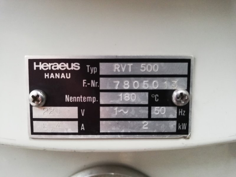 Heraeus Hanau 140 Ltr vacuum - Séchage oven
