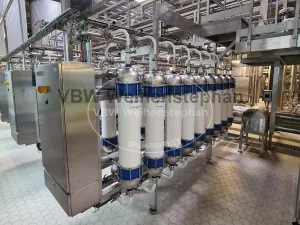 Membrane filtration module (4 skids, each with 18 membrane modules)