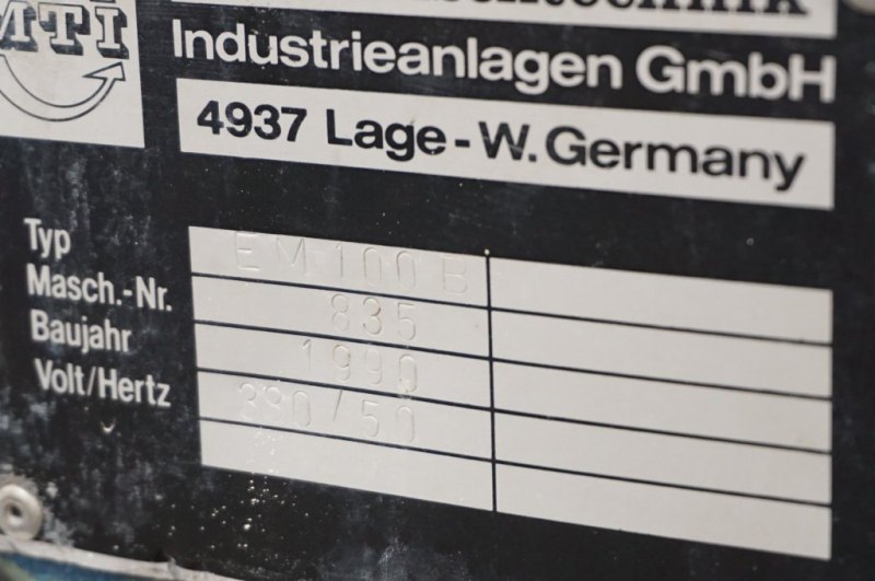 MTI EM-100B - Hot mixer