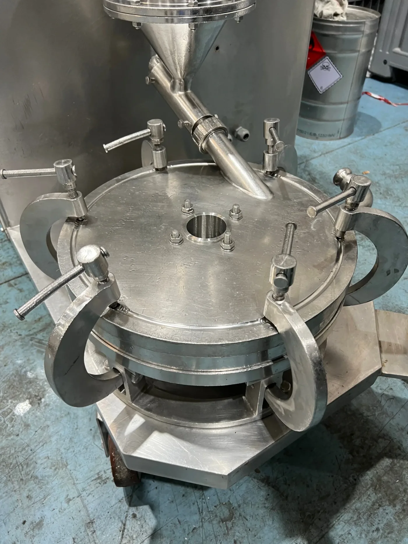 USED ATEX BACHILLER JET-MILL MSB305 STAINLESS STEEL AIR MICRONIZING MILL - 1