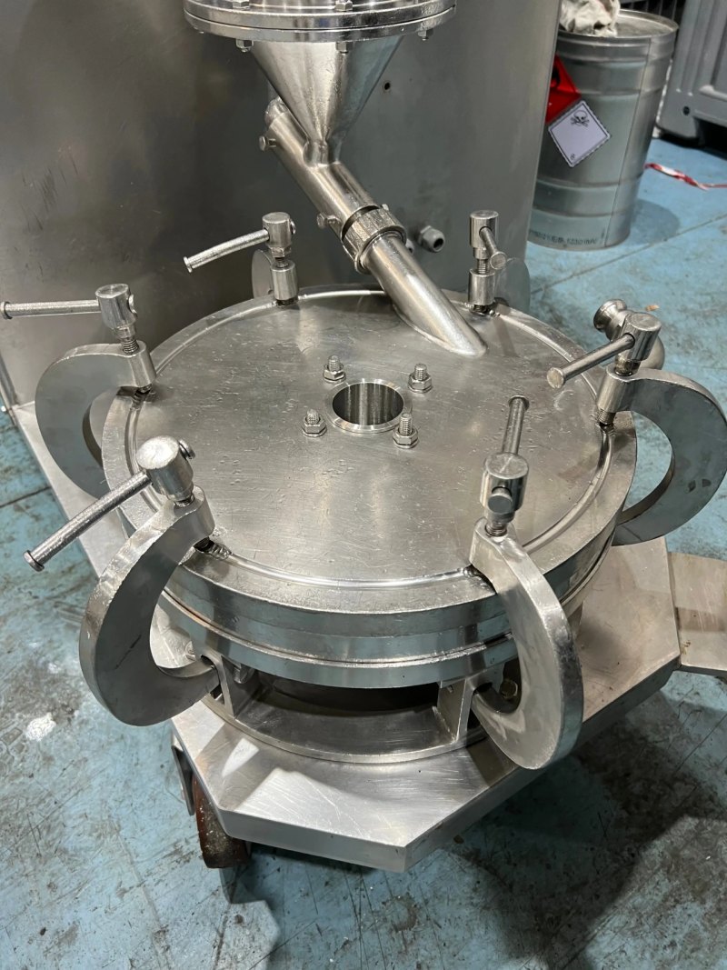 USED ATEX BACHILLER JET-MILL MSB305 STAINLESS STEEL AIR MICRONIZING MILL