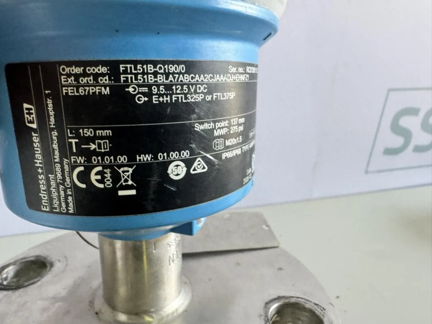 2020 Endress+Hauser Vibrating fork level switch - 5