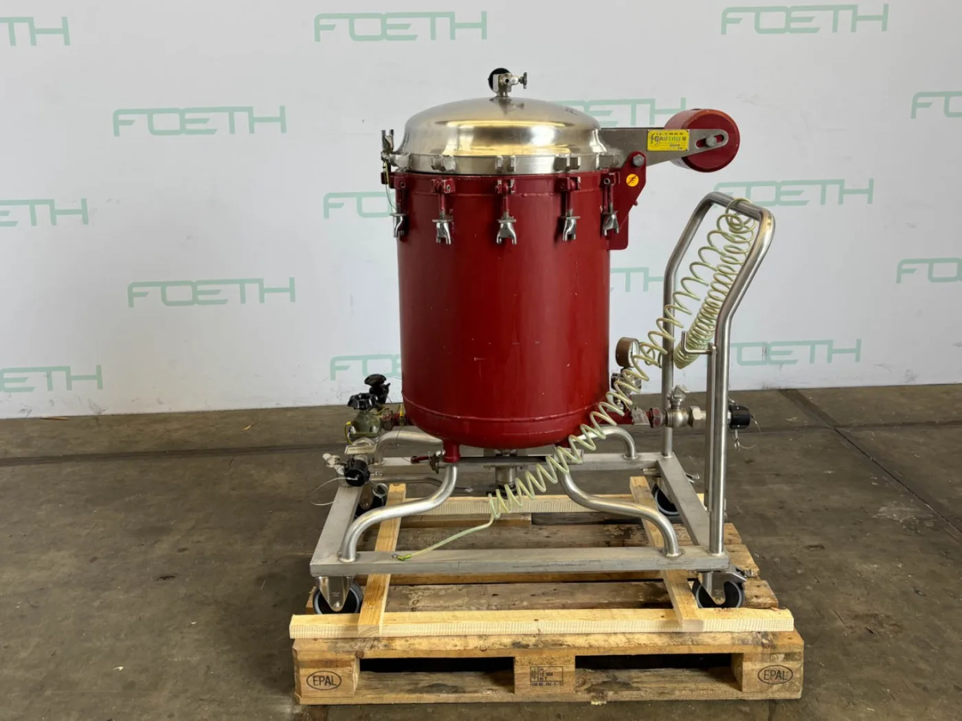 Gauthier 9 plate 1,35m² - Horizontal plate filter - 1