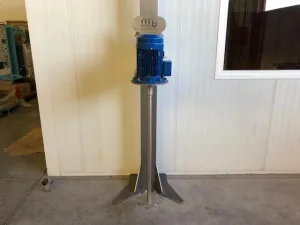 Agitador cowles de columna en acero inoxidable nuevo