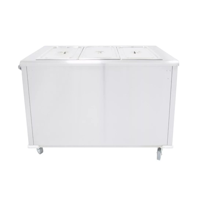 Parry Mobile Servery with Bain Marie Top MSB12 - islandcatering