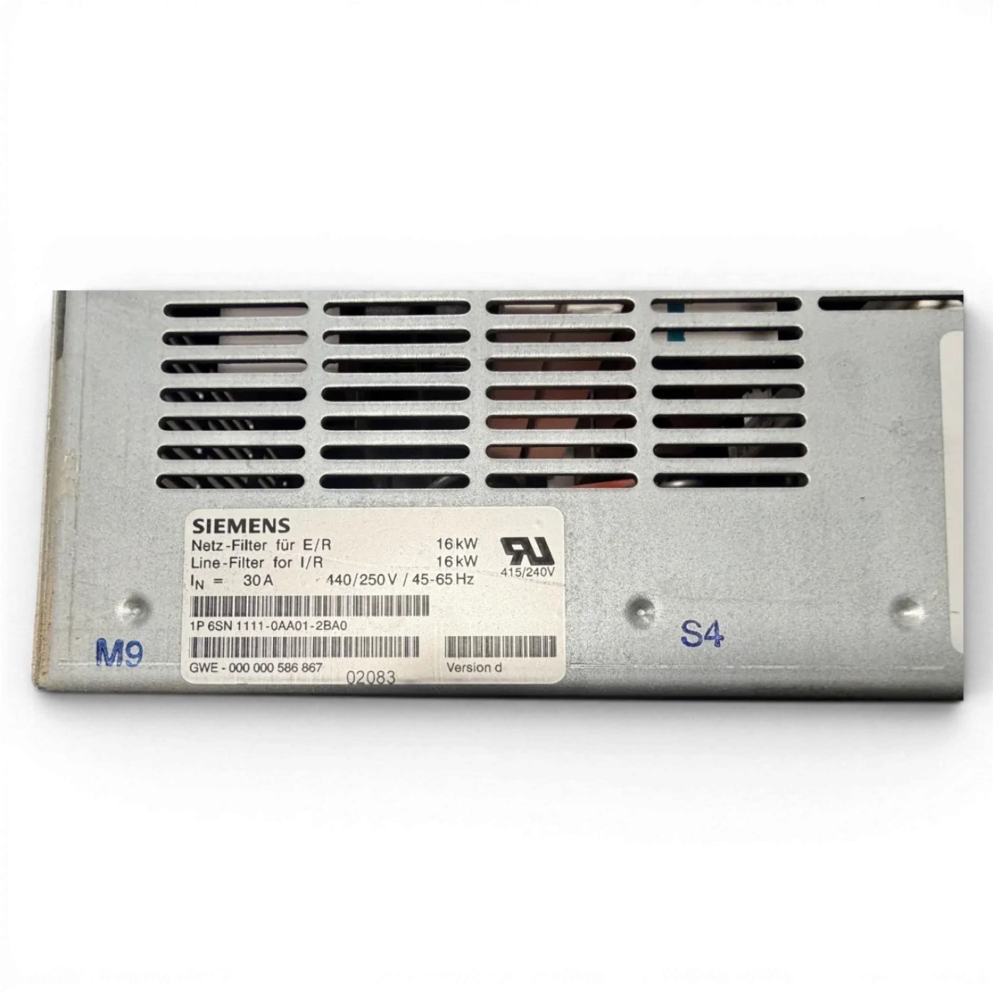 Siemens Netzfilter 16 kW Homag BAZ BOF Art.-Nr. 6SN1111-0AA01-2BA0 - 4