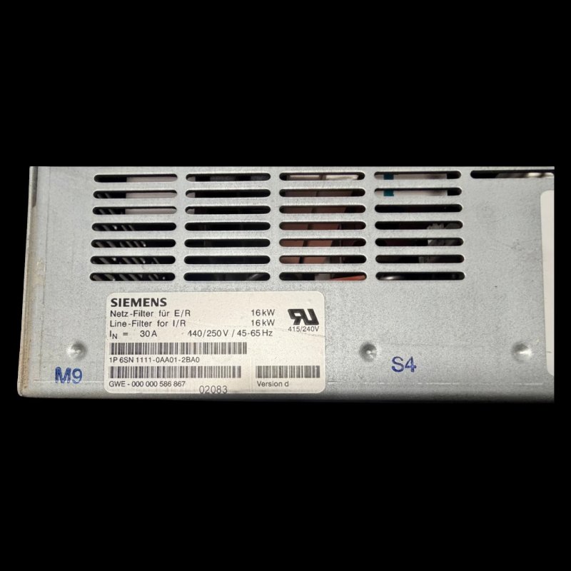 Siemens Netzfilter 16 kW Homag BAZ BOF Art.-Nr. 6SN1111-0AA01-2BA0