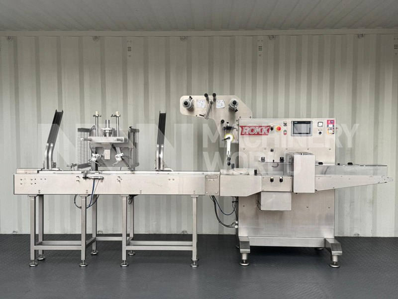 ROKK RU4000 Tecno-Sandwich Ice Cream Filling &amp; Wrapping Machine (Year 2020)