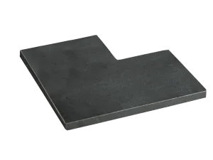 Orient Black strook gezoet 15 cm breed hoekstuk 50/15x3 cm.