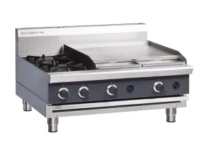 Blue Seal Cobra Countertop LPG Hob with Griddle C9B-B - islandcatering