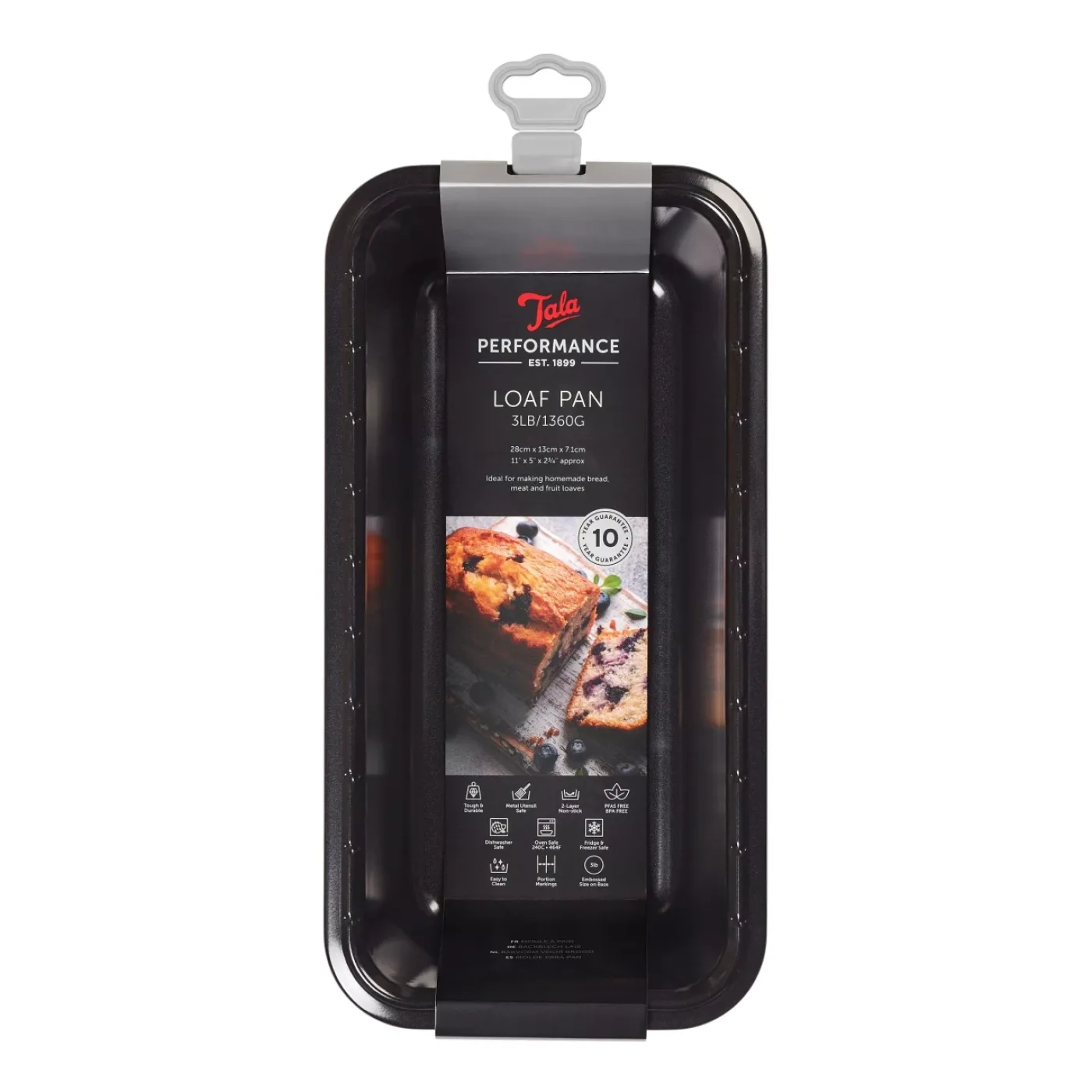 Tala Performance Eclipse Non-Stick 3lb Loaf Tin - islandcatering - 1