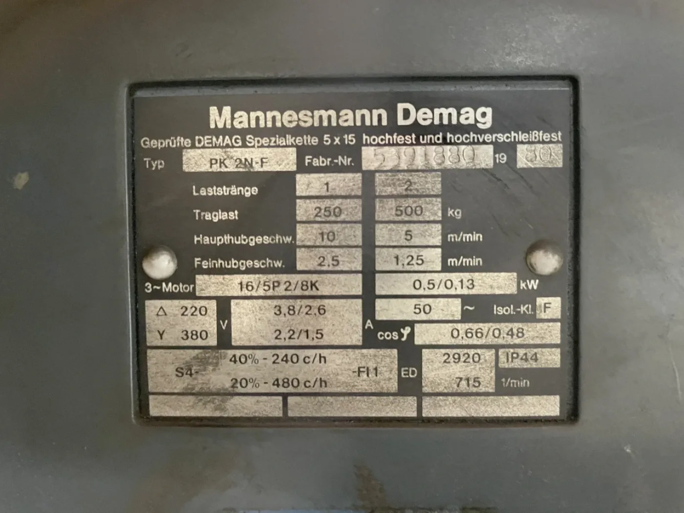 020342 - DEMAG PK 2N-F - 5