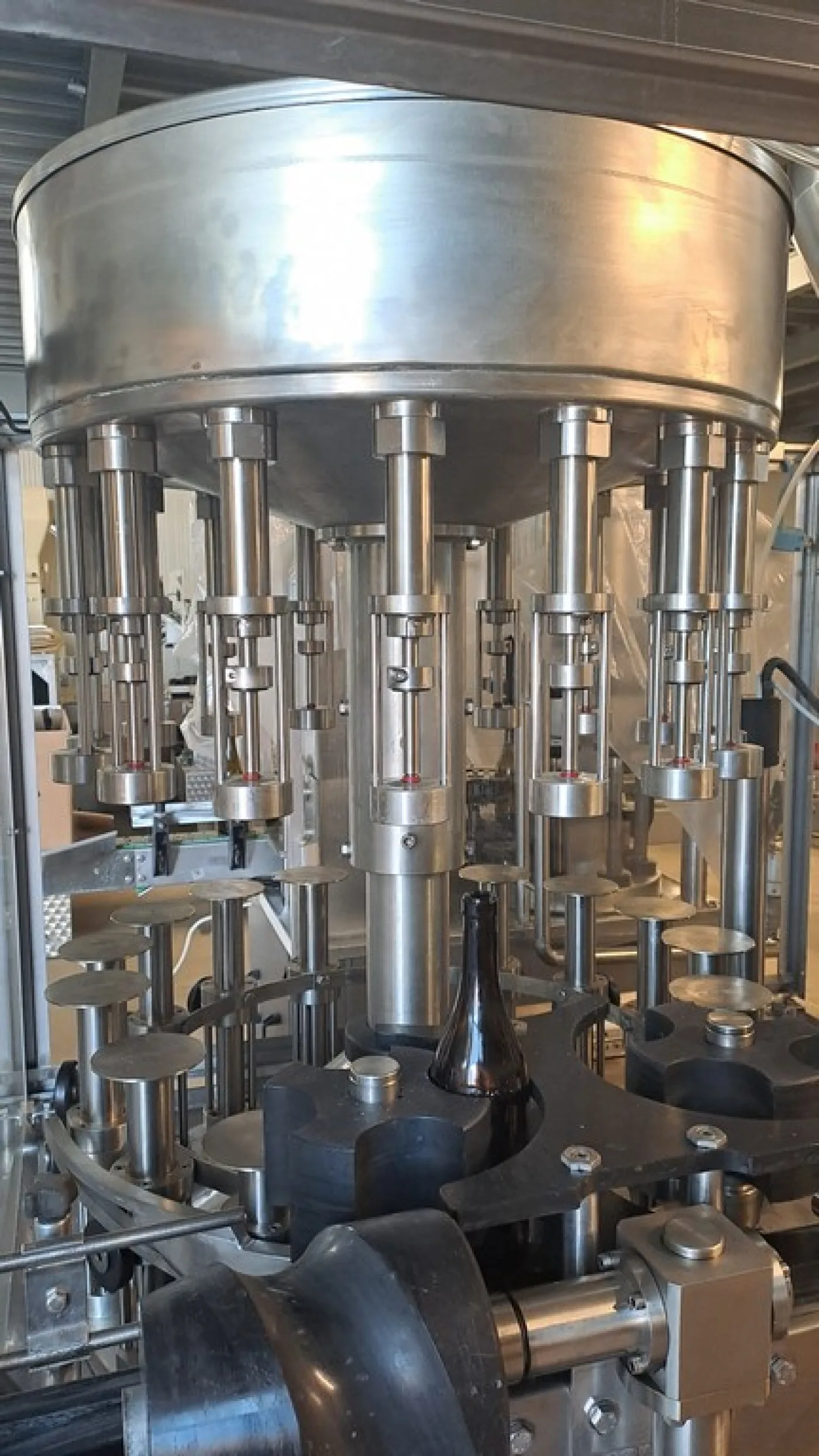 MONOBLOCK GAI 16/1 IN STAINLESS STEEL, WITH CONVEYOR BELT AND BOTTLE FINAL PLATE, SECOND-HAND MACHINE - 7