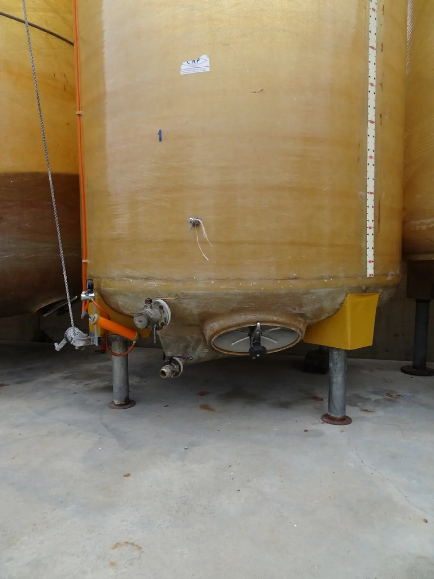 FIBERGLASS TANK , VARIABLE CAPACITY TANK CMP, CAPACITY HL 70 ABOUT, SECOND-HAND EQUIPMENT - 2
