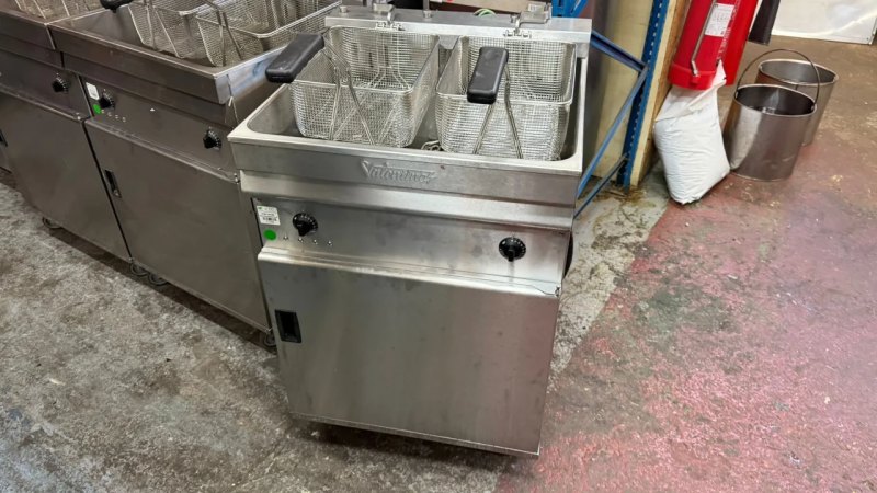 Valentine's Fryer EVO-600 - Single Tank 3 phase fast fryer ( fish n chips ) - islandcatering