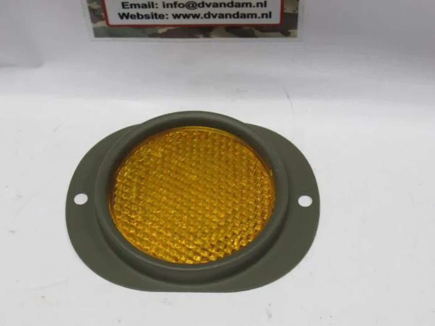 Reflector, ovaal, amber - 2