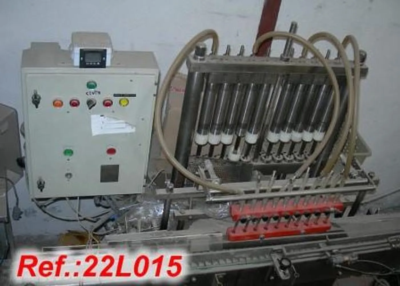 LLENADORA AUTOMÁTICA DE LÍQUIDOS CON 10 PISTONES DE 60ml Y 4 PISTONES DE 1L APROX. - 1