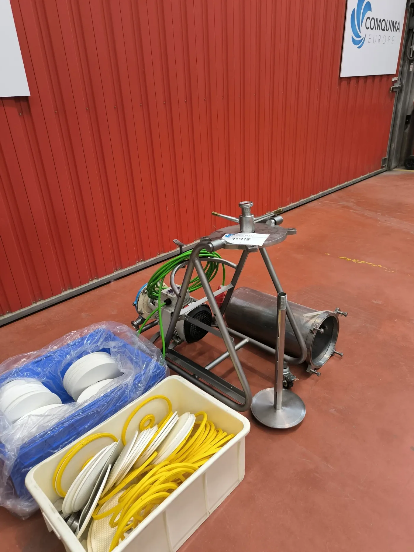 SKID TROLLEY WITH SPANISH CAPILLERY CENTRIFUGAL PUMP C21-20 WITH FILTER - 8