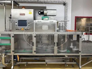 Remplissage, sealing and labelling machine for plastic buckets; manufactured between