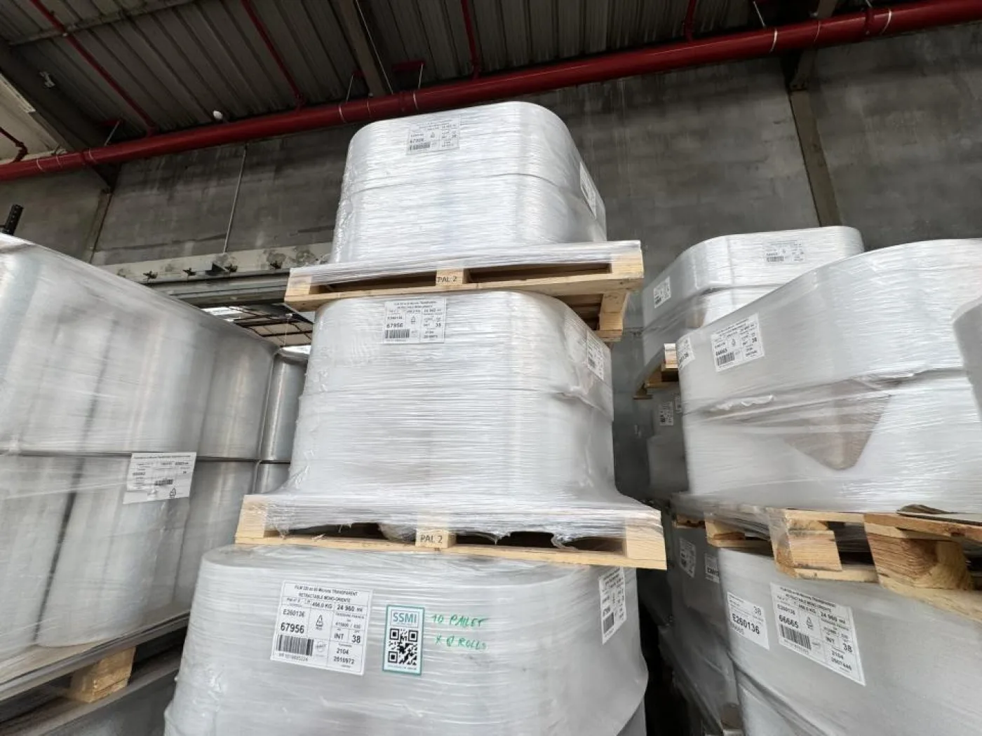Transparent mono-oriented LDPE shrink film 10x8 Rolls - 3