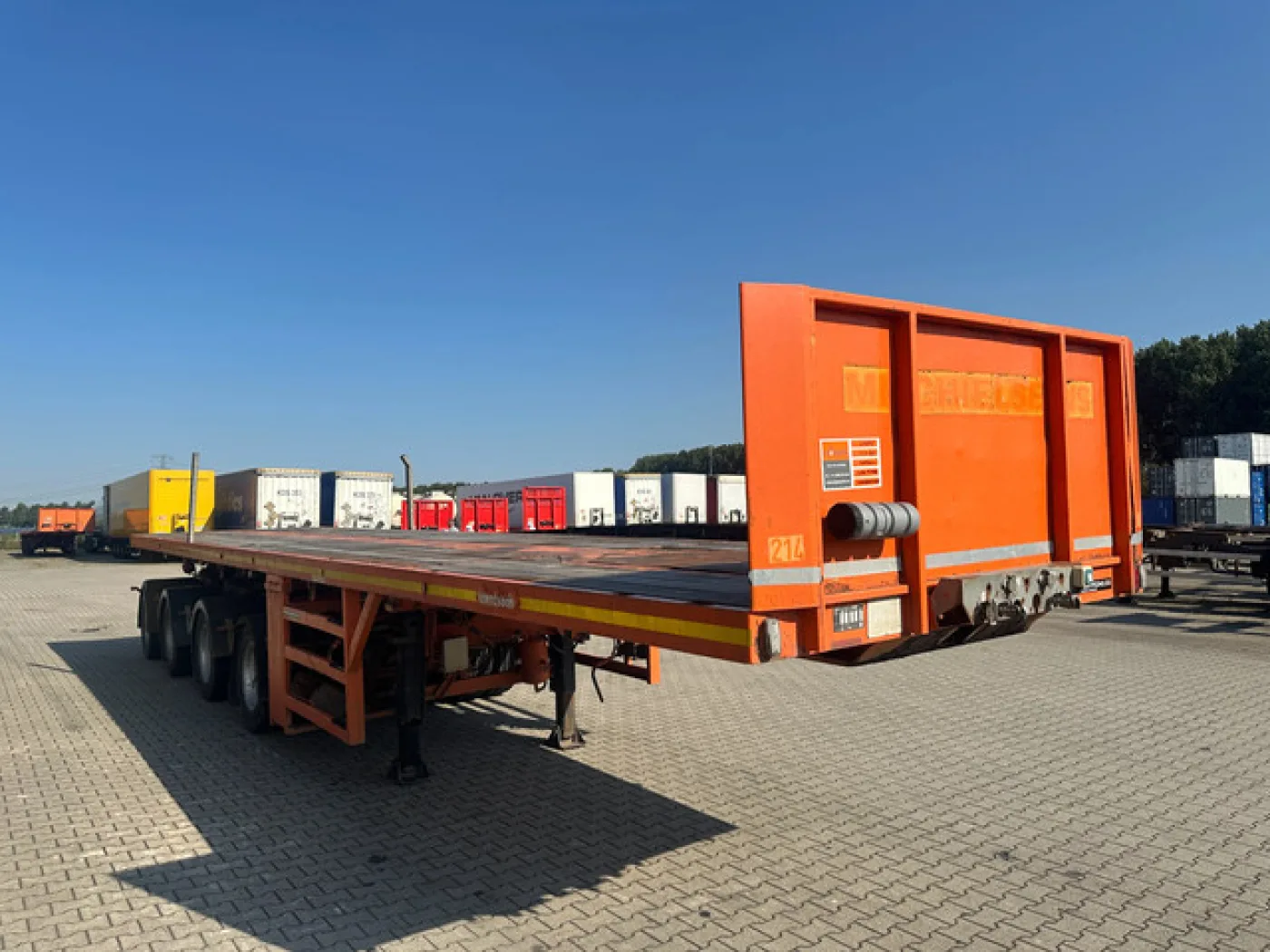 Nooteboom OVB-73-04 73 tons Ballast trailer / 4 axles / 3 hydraulic steering axles - 7