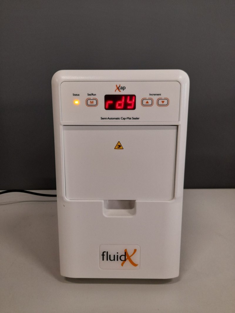 1314 - Used FluidX microplate capper X-Cap